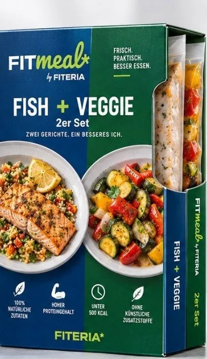 FITmeal Fish + Veggie Verpackung